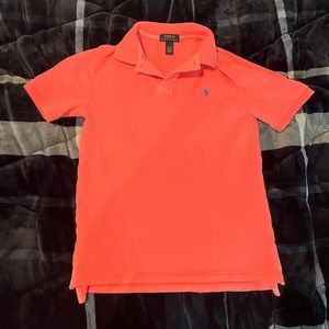 Polo Ralph Lauren Polo T-Shirt Men's Large (14-16) Salmon Pink